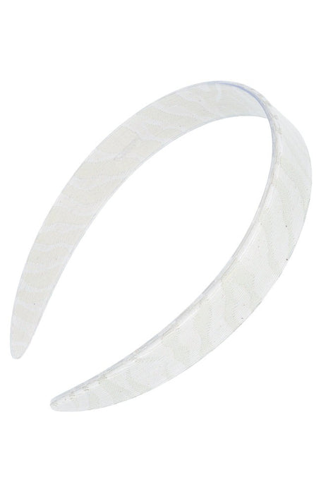 3/4" Headband - Metallic Zebra