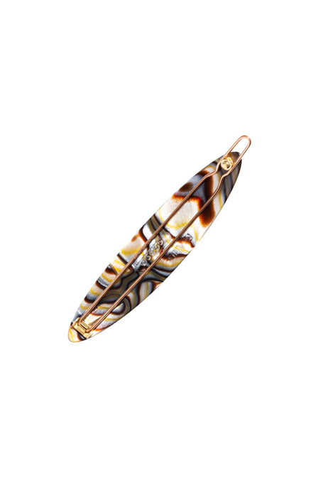 Oblong Tige Boule Barrette - Classic