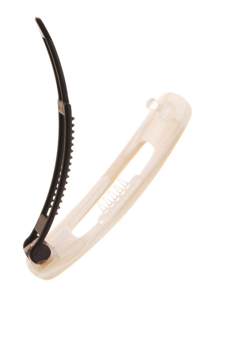 Mini Cutout Rectangle Plastic Tige Boule Barrette - Classic