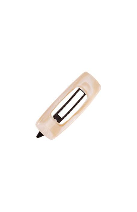 Mini Cutout Rectangle Plastic Tige Boule Barrette - Classic