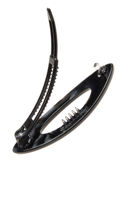 Mini Cutout Oval Plastic Tige Boule Barrette - Classic