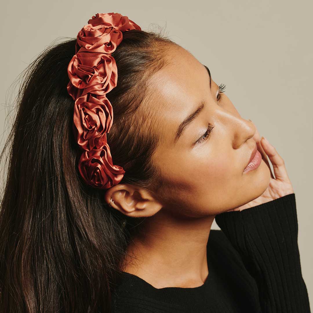 Statement headbands. Embellished, padded and wide headbands in trending styles.