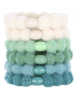 Knit Pony, 6 Pack Soft Hair Ties