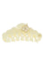 Hair clip with a decorative flower on a white background