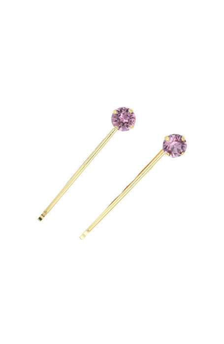Little Gem Crystal Bobby Pin Pair