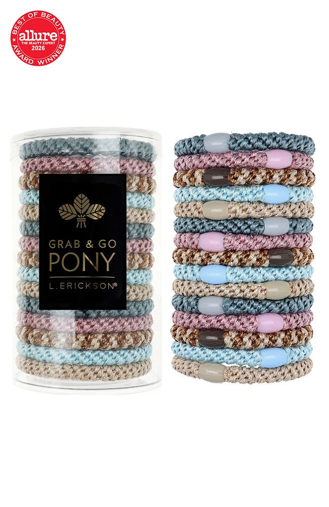Grab &amp; Go Pony Tube, 15 Hair Ties