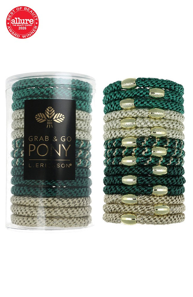 Grab &amp; Go Pony Tube, 15 Hair Ties
