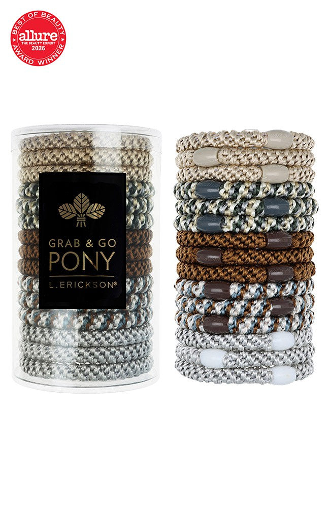Grab &amp; Go Pony Tube, 15 Hair Ties