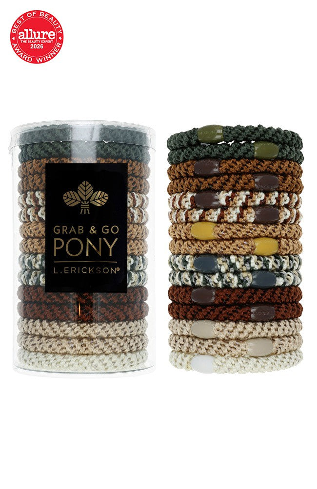Grab &amp; Go Pony Tube, 15 Hair Ties