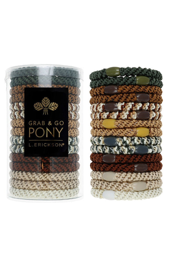 Grab &amp; Go Pony Tube, 15 Hair Ties