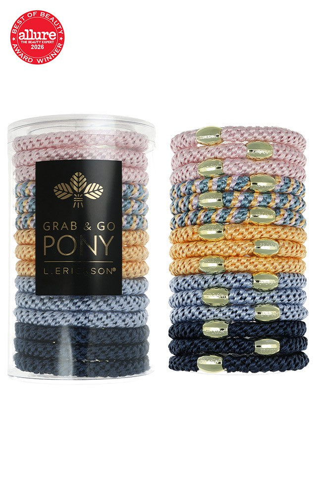 Grab &amp; Go Pony Tube, 15 Hair Ties