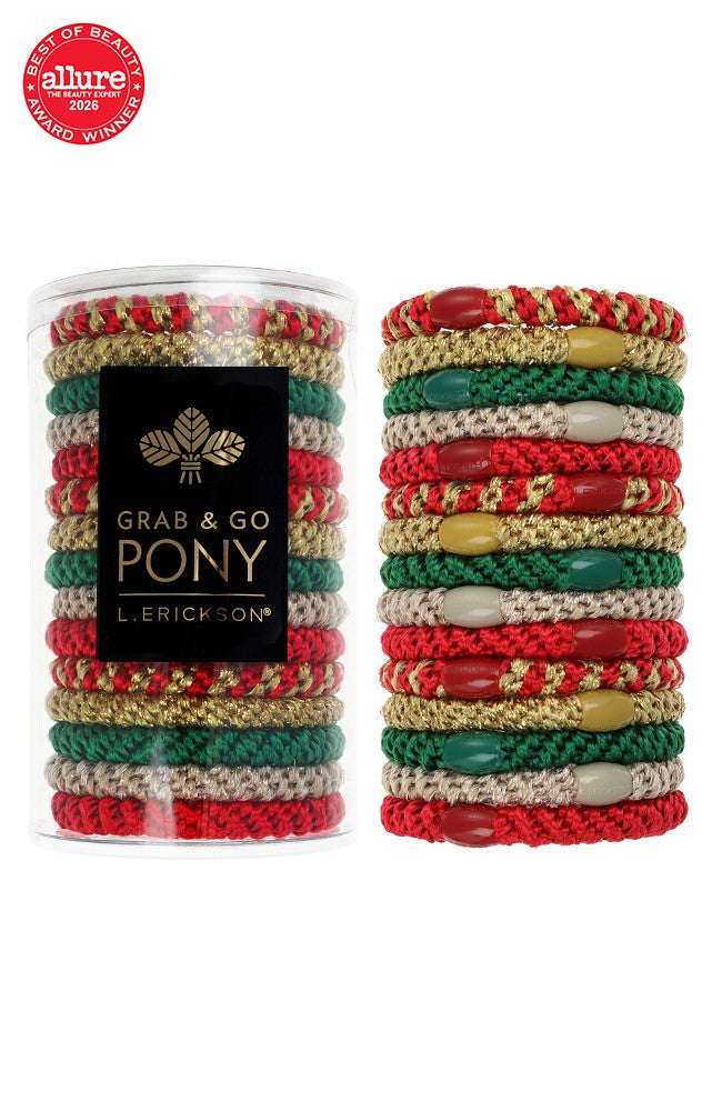Grab &amp; Go Pony Tube, 15 Hair Ties