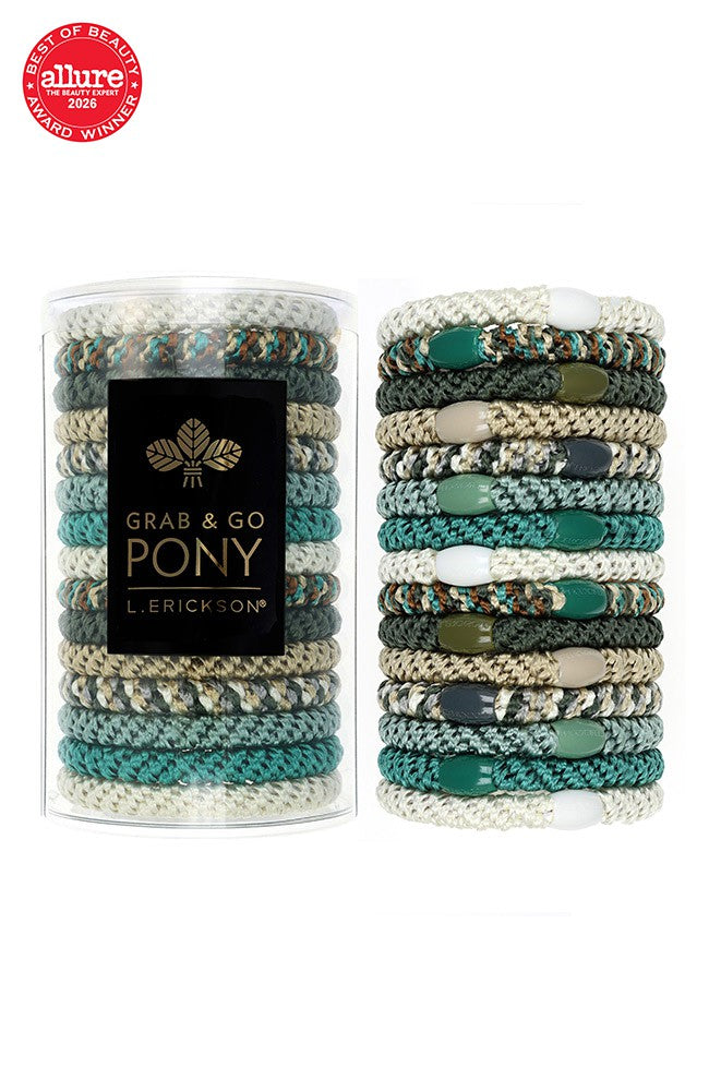Grab &amp; Go Pony Tube, 15 Hair Ties
