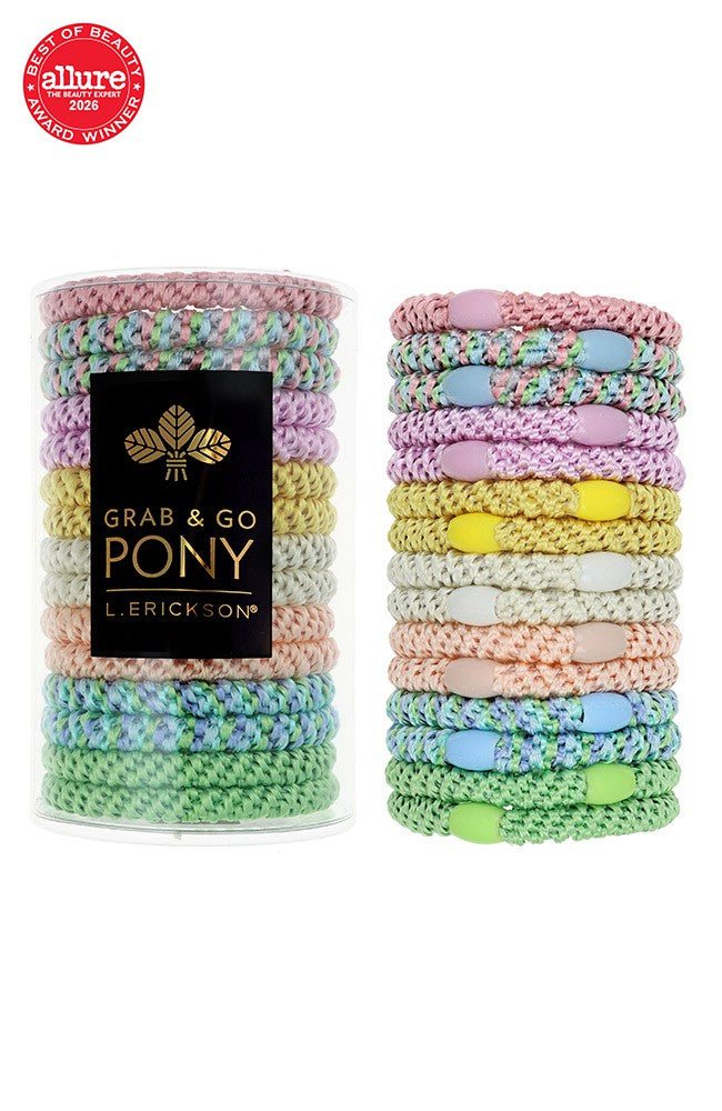 Grab &amp; Go Pony Tube, 15 Hair Ties