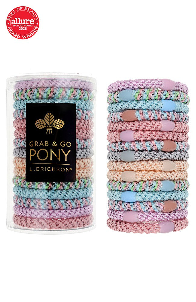 Grab &amp; Go Pony Tube, 15 Hair Ties