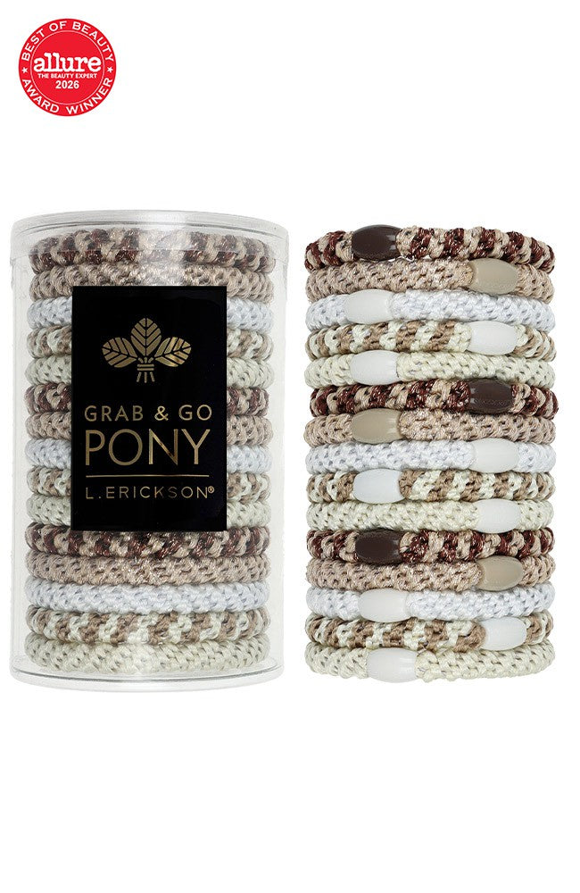Grab &amp; Go Pony Tube, 15 Hair Ties