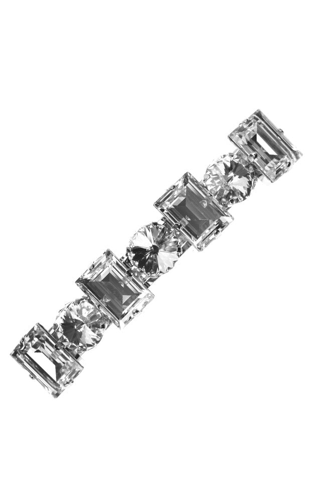 Large Sienna Crystal Barrette