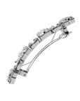 Large Sienna Crystal Barrette