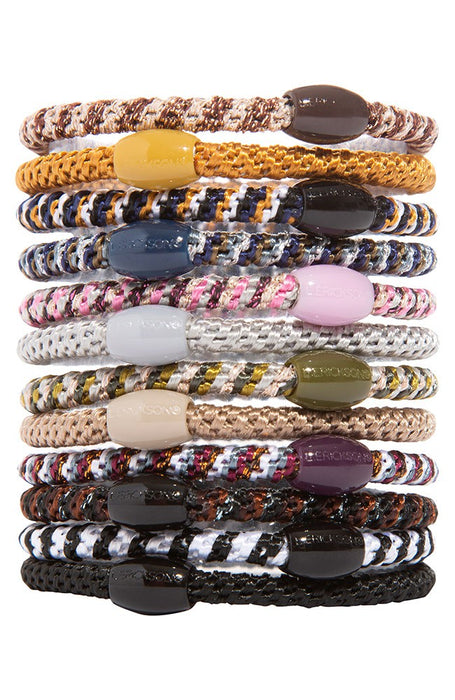 Narrow Grab & Go Pony, 12 Hair Ties