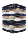 Narrow Grab & Go Pony, 12 pack Hair Ties