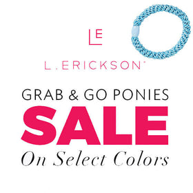 L. Erickson hair ties. Grab & Go ponytail holders on sale