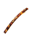 France Luxe long, textured bronze and amber barrette for women - Long & Skinny Barrette, Africa.