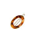 New Cutout Oval Tige Boule Barrette - Classic
