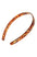 France Luxe comfortable, textured bronze and amber headband for women - 1/2" Ultracomfort Headband, Africa.