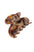 France Luxe small, textured bronze and amber claw hair clip for women - Small Couture French Claw Clip, Africa.