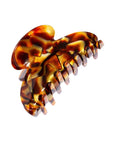France Luxe medium, textured bronze and amber claw hair clip for women - Couture French Claw Clip, Africa.