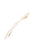 France Luxe long, marbled ivory white barrette for women - Long & Skinny Barrette, Alba.