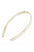 France Luxe comfortable, marbled ivory white headband for women - 1/2" Ultracomfort Headband, Alba.