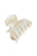 France Luxe small, marbled ivory white claw hair clip for women - Small Couture French Claw Clip, Alba.