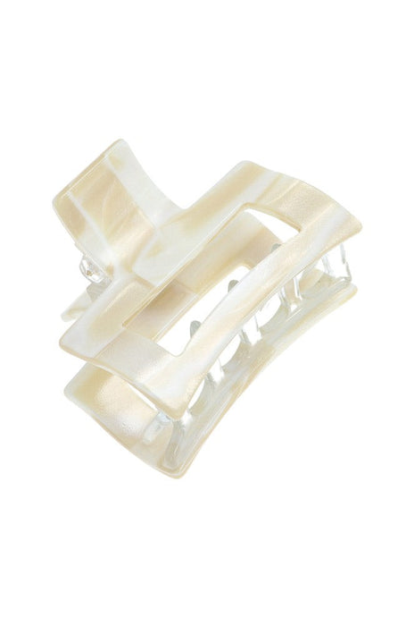 Cutout Rectangle Claw Clip - Classic