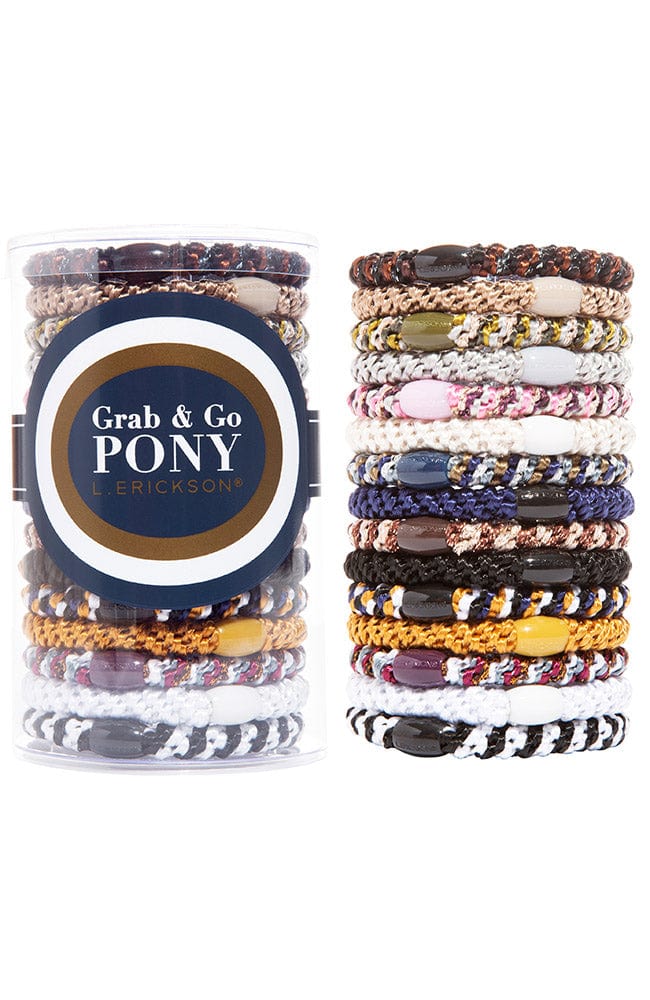 L. Erickson Hair Ties - Grab & Go Tube Pony SALE | 15 Ponytail