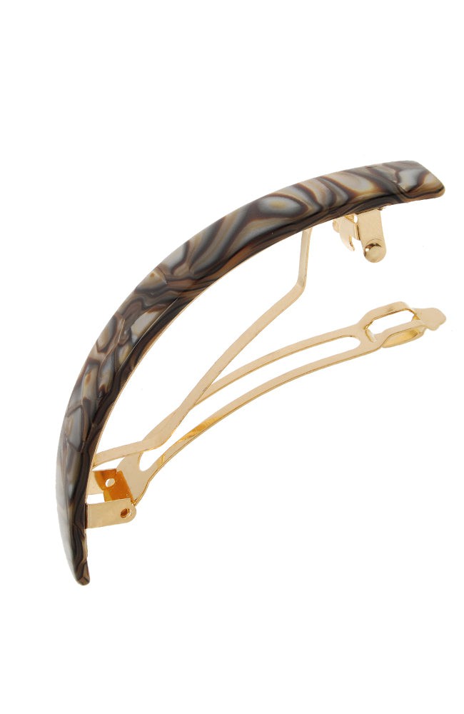 Narrow Rectangle Volume Barrette - Classic