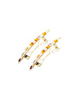 Mini Rectangle Barrette Pair - Classic