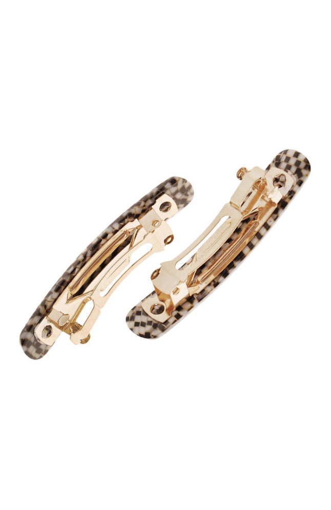 Barettes Mini Mini Rectangle Barrette Pair | France Luxe