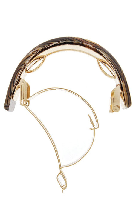 Skinny Rectangle Ponytail Barrette - Classic