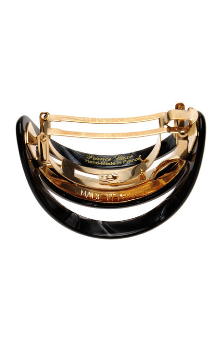 Cutout Oval Ponytail Barrette - Classic