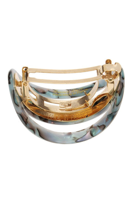 Cutout Oval Ponytail Barrette - Classic