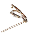 Large Cutout Butterfly Tige Boule Barrette - Classic