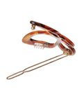 Large Cutout Butterfly Tige Boule Barrette - Classic