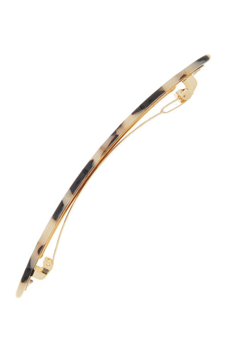 Scalloped Long and Skinny Barrette - Classic