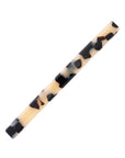 Long, French barrette ideal for fine to medium hair - Long & Skinny Barrette, Ivory Tokyo, Ivory Tortoise Shell.
