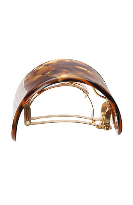 Wide Rectangle Ponytail Barrette - Classic