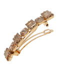 Large Sienna Crystal Barrette