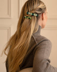 Small Ivy Crystal Barrette