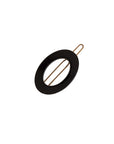 New Cutout Oval Tige Boule Barrette - Classic