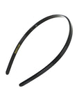 France Luxe thin, classic black headband for women - 1/4" Ultracomfort Headband, Black.